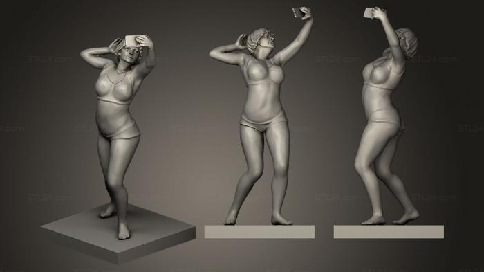 Figurines of people (Selfie, STKH_0052) 3D models for cnc